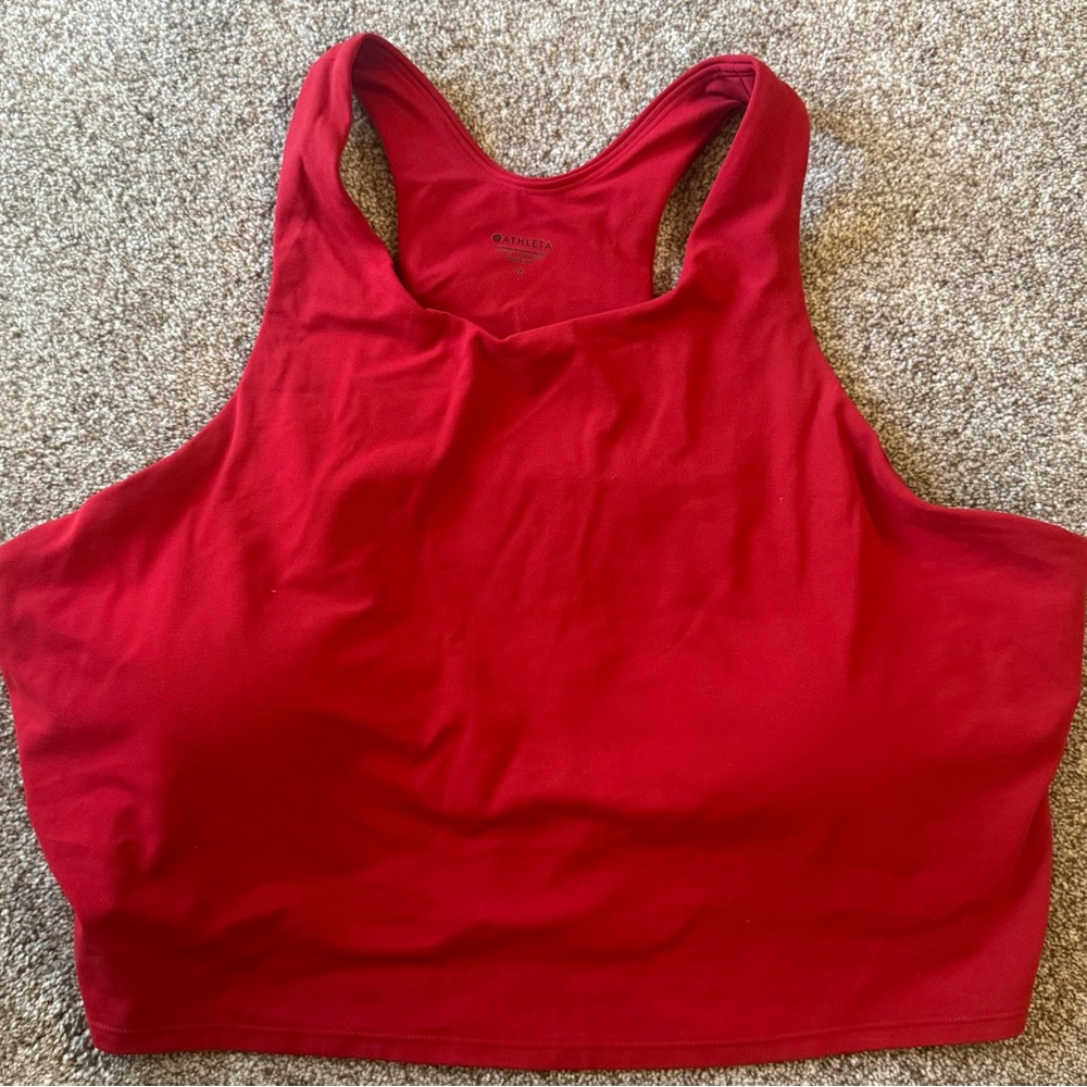 Athleta Red Sports Bra 2X